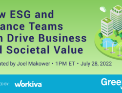 How ESG and Finance Groups Can Drive Enterprise and Societal Worth