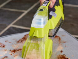 New Ryobi 18V SwiftClean Cordless Spot Cleaner for Gross Moist Messes